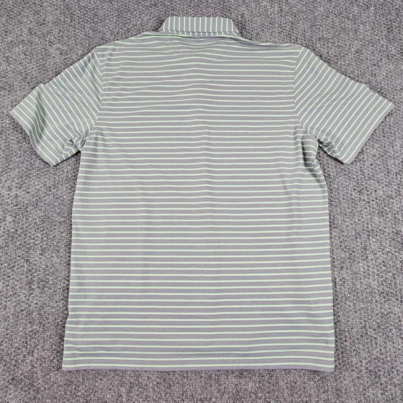 Johnnie O Hangin' Out Striped Golf Polo Shirt Mens Short Sleeve Performance - Picture 7 of 7